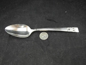 CORONATION ONEIDA COMMUNITY SILVERPLATED 8.5" SERVING SPOON - Picture 1 of 2