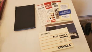 1992 Toyota Corolla Original Owners Manual User Guide and Misc. - Bild 1 von 6