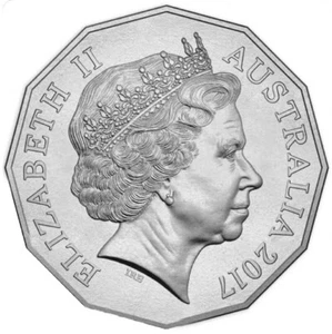 2017 AUSTRALIAN 50 CENT COIN | QEII | AUSTRALIA DECIMAL CURRENCY | CIRCULATED - Picture 1 of 2