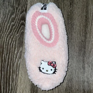 Sanrio Hello Kitty Pink Snuggle Toes Slipper Socks Cozy Size 7 - Picture 1 of 4