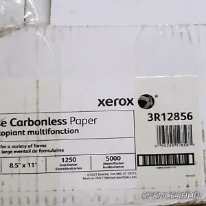 OPEN BOX NEW Xerox Vitality Multipurpose Carbonless Paper, 8 1/2 x 11 5000/CASE - Picture 1 of 3