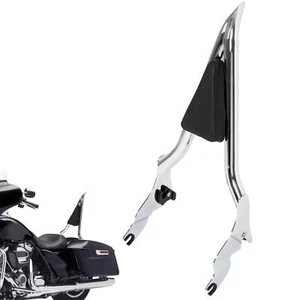 28" Passenger Backrest Sissy Bar For Harley Touring Road King Glide 2009-2024 - Picture 1 of 14