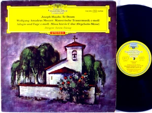 DGG RED STEREO TULIP 1964 Haydn Mozart FRICSAY Te Deum/Brevis SLPEM 136 398 EX+ - Imagen 1 de 5