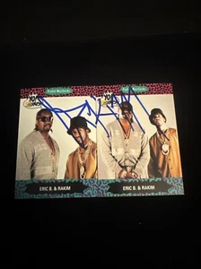 Rakim Signed Yo MTV Rap Card Paid In Full Eric B Autograph #30 And 31 - Picture 1 of 4