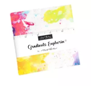 MODA BRAND NEW RANGE Gradients Euphoria Charm Pack 42 x 5 inch Squares - Picture 1 of 2