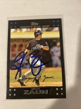 2007 Topps #36 Gregg Zaun Baseball Autographs Signed Toronto Blue Jays