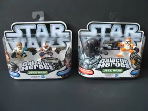 New STAR Wars Galactic Heroes Set of 4 Action Figures Obi-Wan Kenobi Droid NIB - Picture 1 of 4