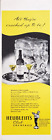 PRINT AD Heublein Club Cocktails 1945 5x13 Dry Martini Block of Ice