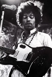 Jimi Hendrix Poster, Playing Guitar, Live in Concert, Singer & Songwriter - Picture 1 of 5