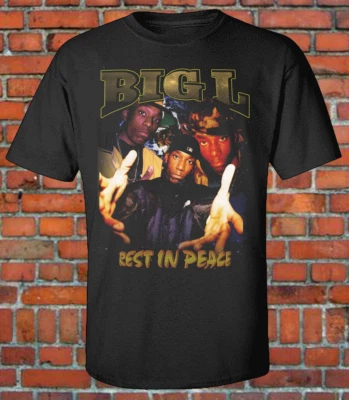 BIG-L Rap Hip Hop Rapper 90s Retro T Shirt Unisex Cotton Tee All Sizes - Image 1 of 3
