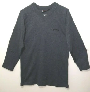 GUESS Jeans Damen XL grau Langarm Pullover Strickpullover mit Logo - Bild 1 von 4