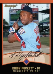 2022 TOPPS TBT 2001 BOWMAN SET 17 CARD MINNESOTA TWINS KIRBY PUCKETT #51 - Picture 1 of 1