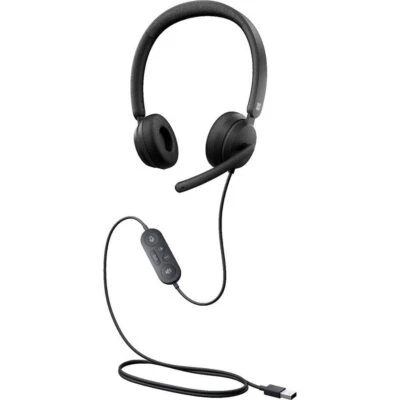 Microsoft Modern Wired Headset,On-Ear Stereo Headphones with Noise-Cancelling - Image 1 of 4
