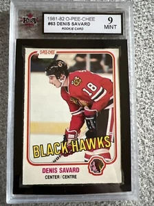 1981-82 #63 OPC Denis Savard Rookie Graded Mint 9 - Picture 1 of 2