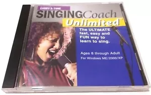 RARE CD ROM - SINGING COACH UNLIMITED BY CARRY-A-TUNE 2004 PC - RED GAME TOOLS - Picture 1 of 5