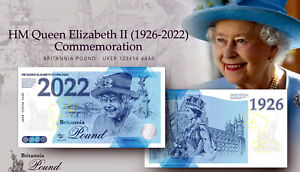 Britannia Pound - The Queens Platinum Jubilee - 2022 - UKER 44A0