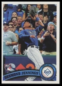 2011 Topps Sparkle on Glove #80b Desmond Jennings Tampa Bay Rays - Imagen 1 de 1