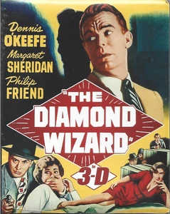 The Diamond Wizard 3-D (1954) (Blu-ray Disc, 2022, Kino Lorber) w/slip, NEW! - Picture 1 of 1