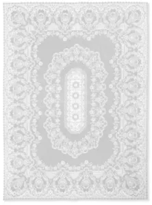 Downton Abbey Grantham Lace Tablecloth Rectangular 62" x 84" white 23E - Picture 1 of 2