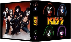 KISS Custom 3-Ring Mappe Foto Sammelkarte Album STANLEY/SIMMONS/CRISS/FREHLEY - Bild 1 von 8