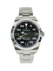 ROLEX Oyster Perp Air-King Black Dial 116900 40mm 2017 Air King Watch 16622 - Picture 1 of 11