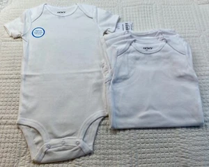 Bodysuits Carter's Original Basic Boy/Girl Short Sleeve Unisex 5 Pk 18 Months - Picture 1 of 2