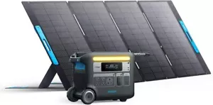 Anker 2048Wh Portable Power Station + 400W Solar Panel GaNPrime Solar Generator - Picture 1 of 8
