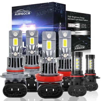 Faro LED alto bajo antiniebla blanco para Subaru Forester 2009-2011 2012 2013 Foto 1 de 4