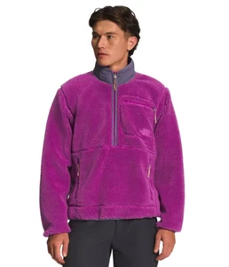 New Men's The North Face Extreme Pile Jacquard 1/2 Fleece Pullover Jacket - Picture 1 of 21