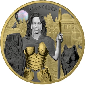 5 Mark Valkyries - Hildegard Valhalla - Germania Mint 1 oz plata 2022 - Imagen 1 de 5