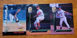1994 Signature Rookies Promos Uncut Sheet Phil Nevin Paul Wilson Josh Booty - Picture 1 of 2