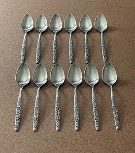 Oneida WM A Rogers Deluxe Stainless Malibu Teaspoons Set of 12 - Picture 1 of 4