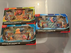 Pokemon Snorlax Greninja Incineroar Special Collection Box Lot - Bild 1 von 2