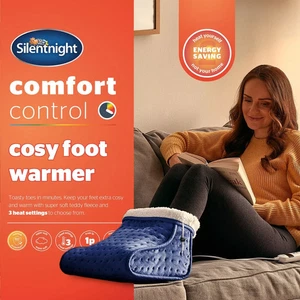 Silentnight Foot Warmer Electric Heated Cosy Cold Feet Fast Heat Up - Great Gift - Picture 1 of 9