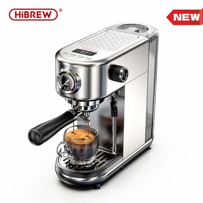 HiBREW H10B 20Bar Macchina Caffè Espresso Semiautomatica Temperatura Regolabile - Immagine 1 di 4
