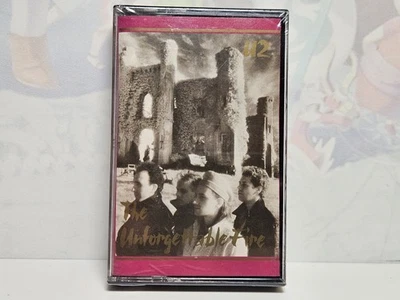 U2 The Unforgettable Fire Cassette Tape Island Records 1984 Pride 90231 4 - Image 1 of 4