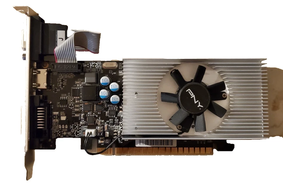 PNY Nvidia GT740 2GB DDR3 PCIE VIDEO CARD - VGA/HDMI/DVI VCGGT7402D3LXPB-BB - Image 1 of 2