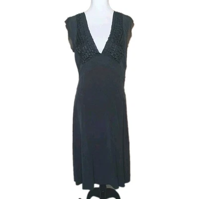 Vestido de cóctel Farhi by Nicole Farhi 100 % seda negro Reino Unido 12 nuevo con etiquetas PVP £159 Foto 1 de 4