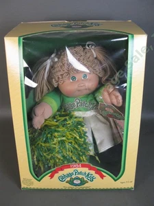 Muñeca Cabbage Patch Kid 3900 1984 Meggie Faye Girl rubia ojo verde animadora - Imagen 1 de 5