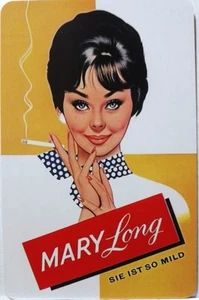 Swap cards Modern playing card back Mary Long Cigarettes - Picture 1 of 1
