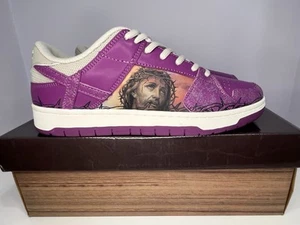 Kito Wares “Passion Of Christ, Resurrection Day” SB Low Style Size 8 Purple - Picture 1 of 8