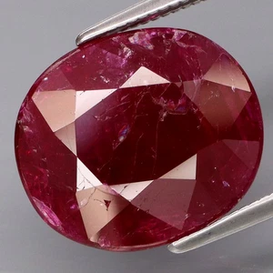 7.41Ct.Preciosa Gema Natural GRANDE Top Rojo Rosa SIN CALEFACCIÓN Rubí Winza, Tanzania - Imagen 1 de 4
