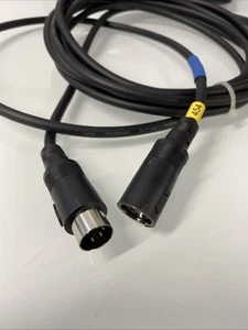 4m METRES 5 PIN DIN MALE PLUG TO FEMALE SOCKET AUDIO EXTENSION CABLE MIDI LEAD - Picture 1 of 2