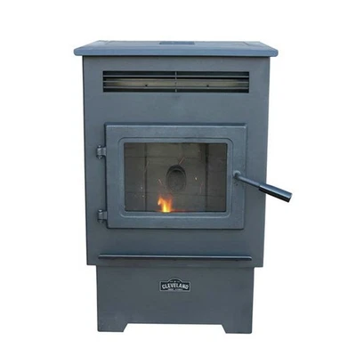 Cleveland Iron Works F500200 34,000 BTU Medium Pellet Stove New - Image 1 of 3