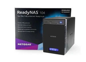 Netgear ReadyNAS 104 (4xHDD, 1.2GHz, 512MB, 3xUSB, 2xLAN) - Zdjęcie 1 z 11