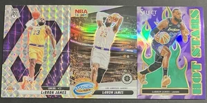(3) 2024-25 Panini Mosaic LeBron James Mosaic Prizm + Select Prizm + Hoops Prizm - Picture 1 of 2