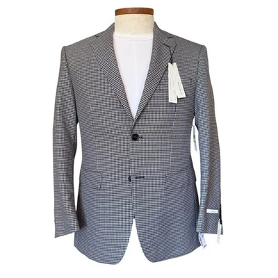 Perry Ellis Men Jacket Blazer 2 Button Single Breast Slim Fit Houndstooth 38S - Image 1 of 4