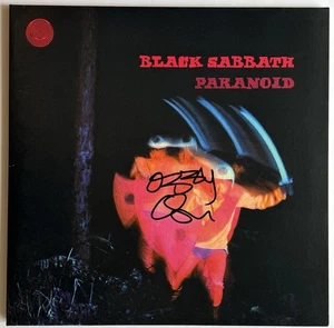 Ozzy Osbourne signiert Black Sabbath Album Paranoid LP Beckett Loa - Bild 1 von 14