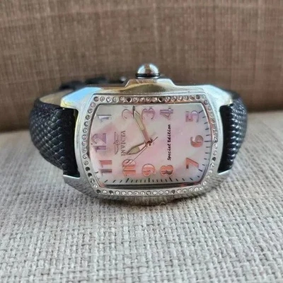Invicta Watch Lupah Lady 20524 - Special Edition Leather Black Band MOP Face - Image 1 of 4