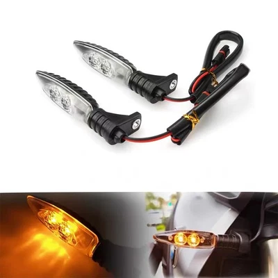 Motorcycle Turn Indicator Signal LED Lights Front Kit For BMW R1200GS F800R - Image 1 of 4